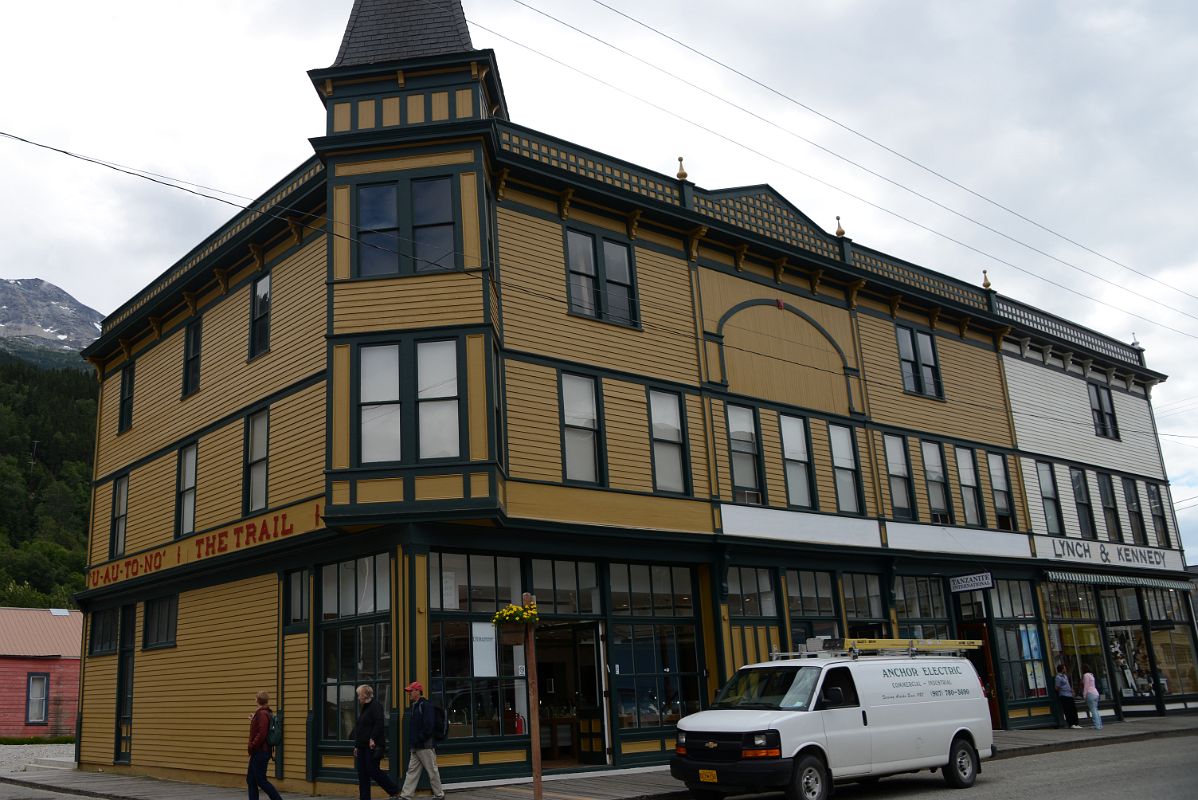 37 The Pack Train Building Dates From 1900 With The Trail Proclaiming U-AU-TO-NO-THE-TRAIL In Skagway Alaska
